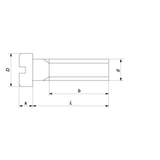 Винт с цилиндрической головкой, класс точности А,В ГОСТ 1491-80 - фото - 1