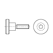 Винт с накатанной головкой, класс точности В ГОСТ 10344-80 - фото - 2