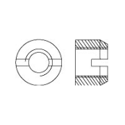 Гайка круглая шлицевая, класс точности А ГОСТ 11871-88 - фото - 2